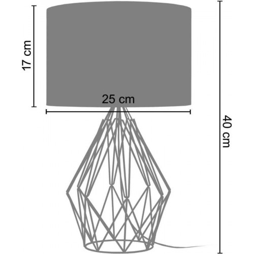 Lámpara de mesa TOSEL Aberdeen