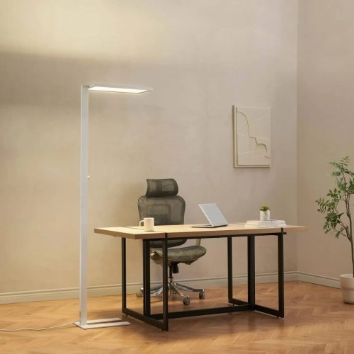 Lámpara de pie aluminio 195 cm