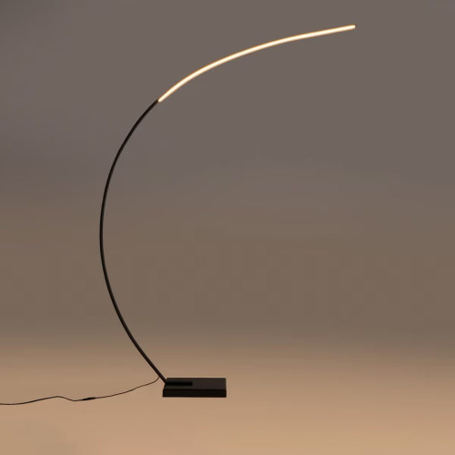 Lámpara de pie con LED integrado Axel EuroVolter Negro