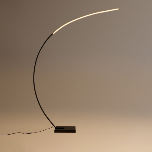 Lámpara de pie con LED integrado Axel EuroVolter Negro