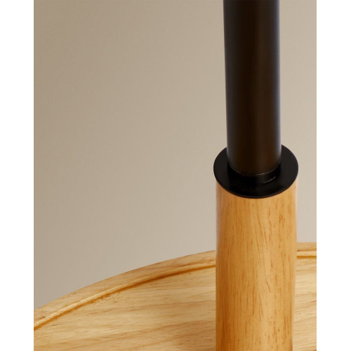 Lámpara de pie con mesa incorporada Pisano EuroVolter Natural