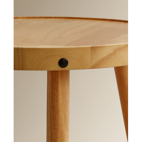 Lámpara de pie con mesa incorporada Pisano EuroVolter Natural