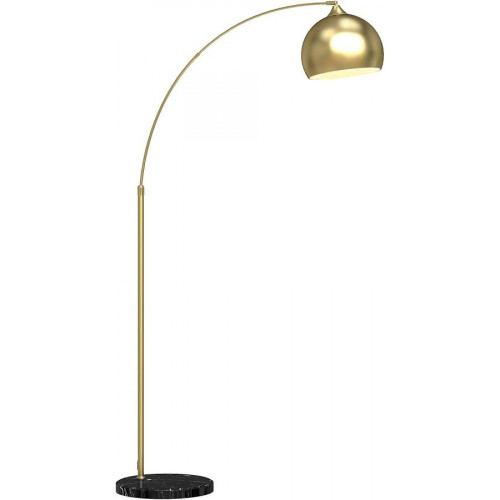 Lámpara de pie de arco ajustable de estilo vintage con base de mármol,bombilla e27 de 40 w,dimensiones 100-115 cm x 30 cm