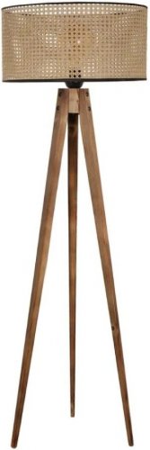 Lámpara de pie de diseño en madera Romane 153cm