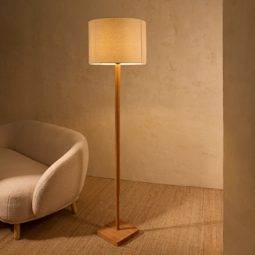 Lámpara de pie de madera Noruega Madera
