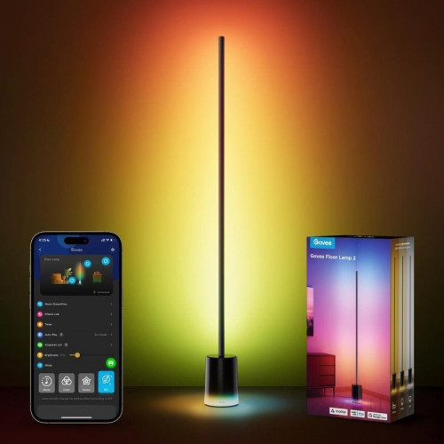 Lámpara de pie inteligente Govee H607C Bluetooth 1725 lm RGB Negro Alexa/Google