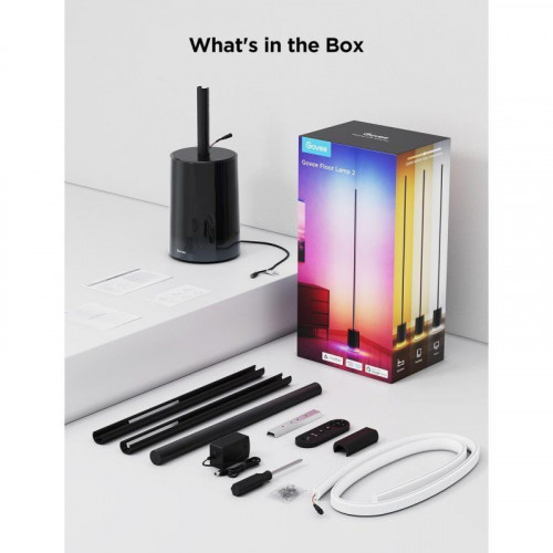 Lámpara de pie inteligente Govee H607C Bluetooth 1725 lm RGB Negro Alexa/Google