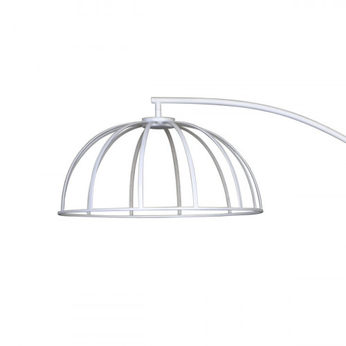 Lámpara de pie LED blanca Nilda Inspire luz regulable 177 cm alto