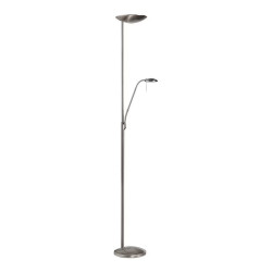 Lámpara de pie Led con lector Koa EuroVolter Cromo