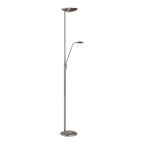 Lámpara de pie Led con lector Koa EuroVolter Cromo