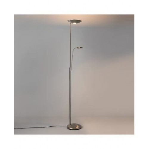 Lámpara de pie Led con lector Koa EuroVolter Cromo