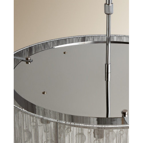 Lámpara de techo extensible circular Ursa EuroVolter Plata