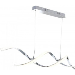 Lámpara de techo LED barras largas onduladas 110 cm