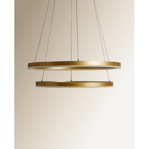 Lámpara de techo LED doble aro Axel EuroVolter Oro