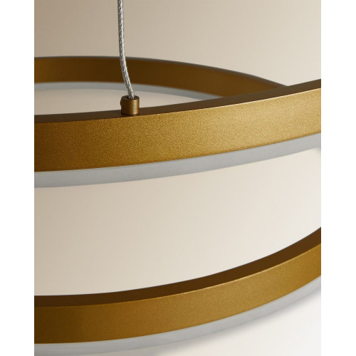 Lámpara de techo LED doble aro Axel EuroVolter Oro