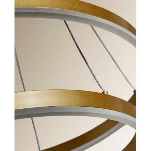 Lámpara de techo LED doble aro Axel EuroVolter Oro