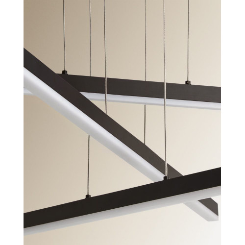 Lámpara de techo LED Estrella con 3 aspas Axel EuroVolter Negro