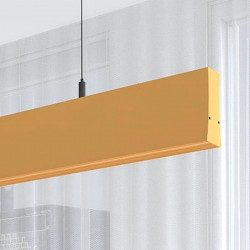 Lámpara Lineal Colgante LED LOLA Amarillo pastel 0.5m 1m 1,5m
