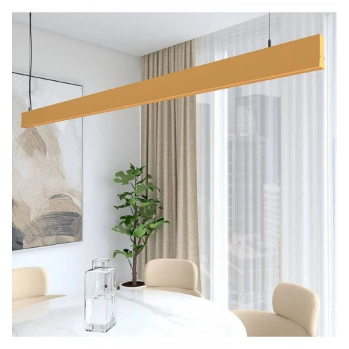 Lámpara Lineal Colgante LED LOLA Amarillo pastel 0.5m 1m 1,5m