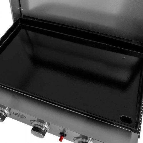 Larryhouse Plancha de Asar con Tapa 3 Fuegos