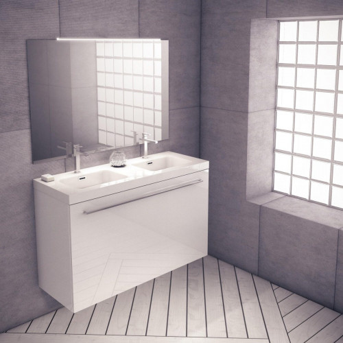 Lavabo encastrado Grace 121x12x46 cm