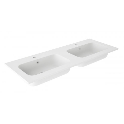 Lavabo encastrado Hasvik 121x14x46 cm