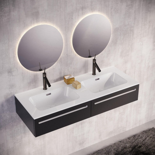 Lavabo encastrado Mia 121x15x46 cm