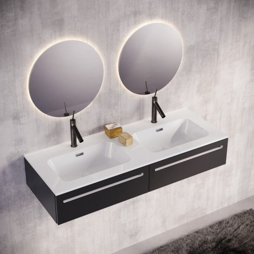 Lavabo encastrado Mia 121x15x46 cm