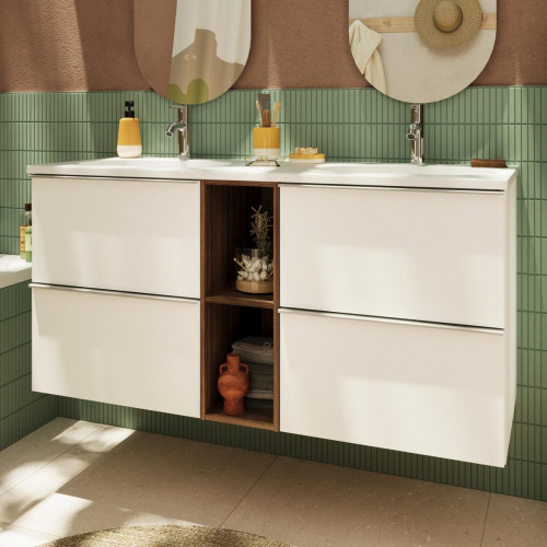 Lavabo encastrado Modern 121x14.3x46 cm