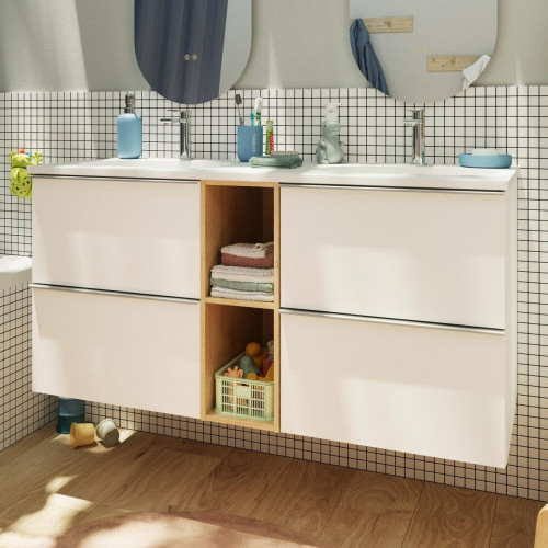 Lavabo encastrado Modern 121x14.3x46 cm
