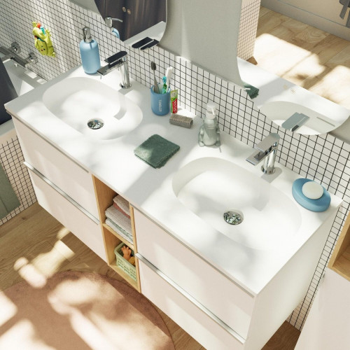 Lavabo encastrado Modern 121x14.3x46 cm