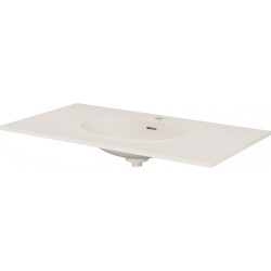 Lavabo encastrado Neo blanco 91x1.5x49 cm