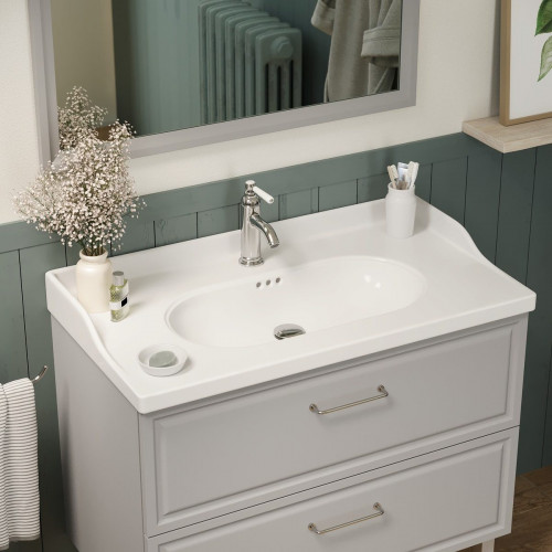 Lavabo encastrado New Charm 91.8x20x49.7 cm
