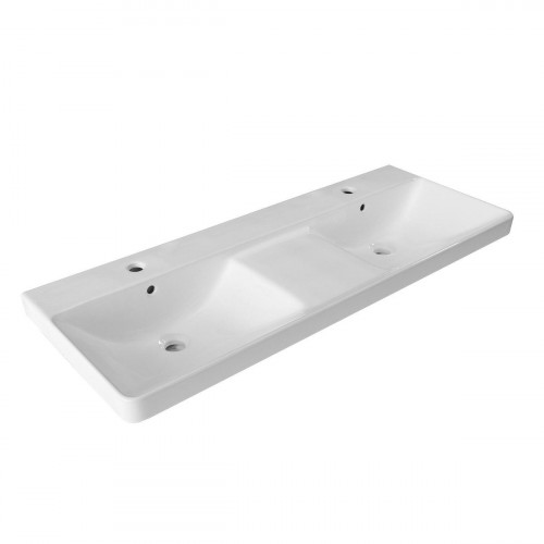 Lavabo encastrado New Easy 121.6x18.0x46.5 cm