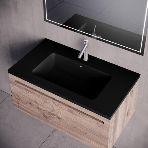 Lavabo encastrado Reven 80.5x15.5x45.5 cm