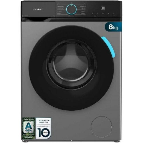 Lavadora 8kg Carga Frontal Bolero DressCode 8160 Inverter Steel