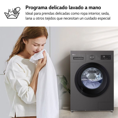 Lavadora 9kg 1400rpm, Clasificación A, Fondo reducido 49cm, Serie 100 - F4A1009NDK Silver grafito