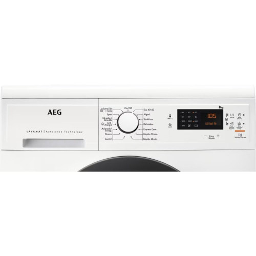 Lavadora AEG 8 kg / 1.200 rpm - LFA5I82RE Blanco
