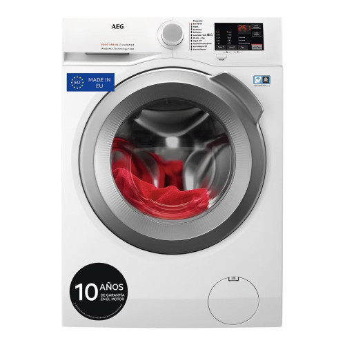 Lavadora AEG 8 kg / 1.200 rpm Vapor - LFA6I8275A Blanco