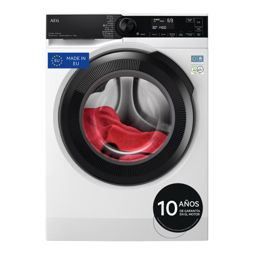 Lavadora AEG 9 kg / 1400 rpm Vapor, cajón UniversalDose - LFR7394O4V Blanco