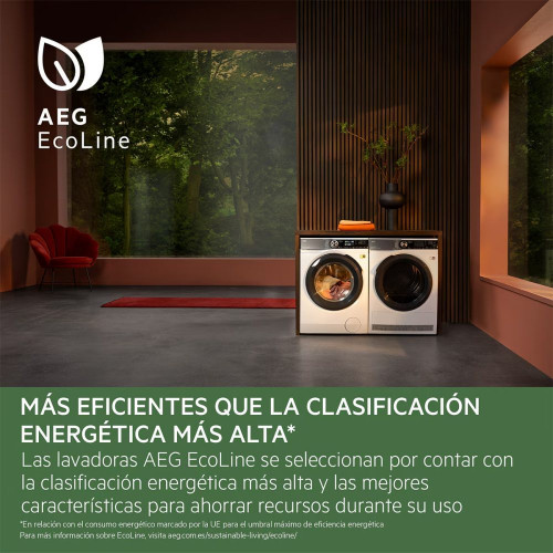 Lavadora AEG 9 kg / 1400 rpm Vapor, cajón UniversalDose - LFR7394O4V Blanco