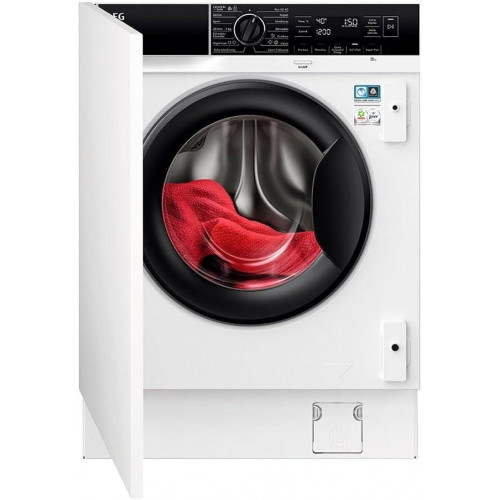 LAVADORA AEG INTEGRABLE 8 KG INVERTER WIFI 1400 RPM CLASE A