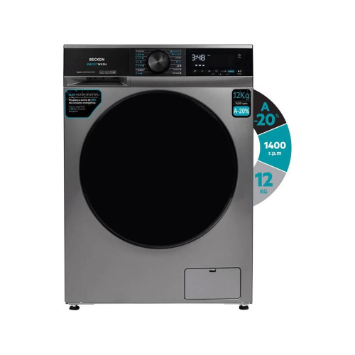 Lavadora BECKEN Boostwash BWM8816N (12 kg - 1400 rpm - Inox)