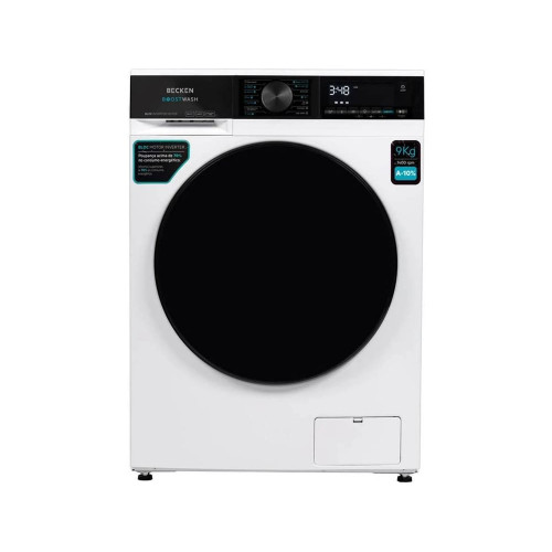 Lavadora BECKEN Booswach BWM8813N WH (9 kg - 1350 RPM - Blanco)