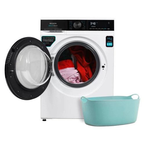 Lavadora BECKEN Booswach BWM8813N WH (9 kg - 1350 RPM - Blanco)