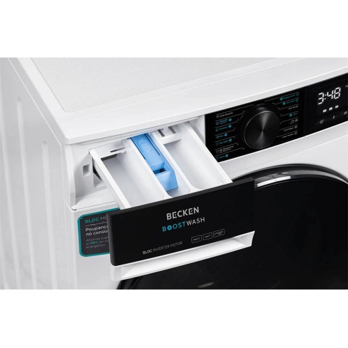 Lavadora BECKEN Booswach BWM8813N WH (9 kg - 1350 RPM - Blanco)