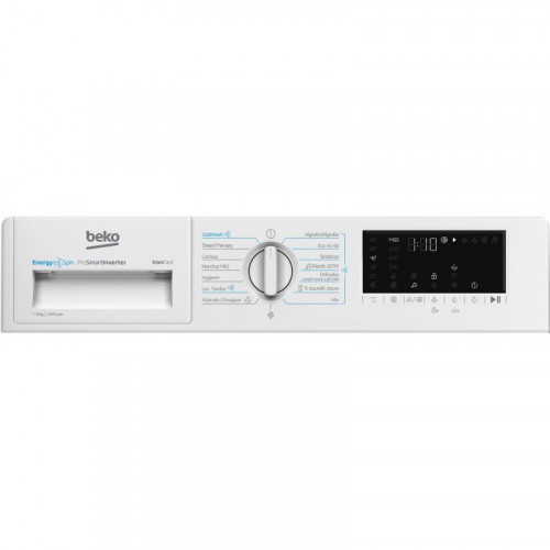 Lavadora Beko B3WBT48435WB 8 kg Carga Frontal 1400 rpm Clase A Blanca Integrable con Vapor y Dosificador Automático