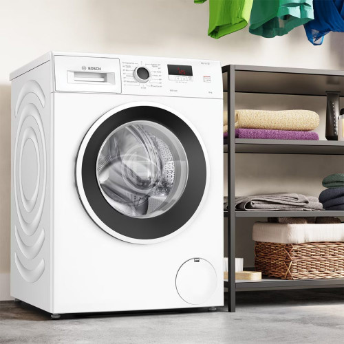 Lavadora Bosch 8 kg/ 1.200 rpm, Silenciosa - WGE03200ES Blanco