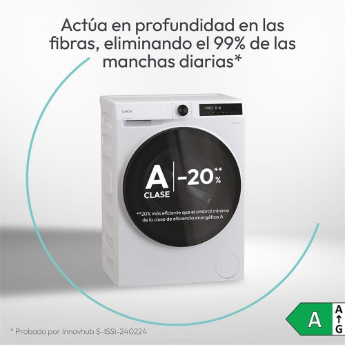 Lavadora Candy 9 kg / 1400 rpm, Motor Inverter, Prowash 550 - BP 49BL8-S Blanco