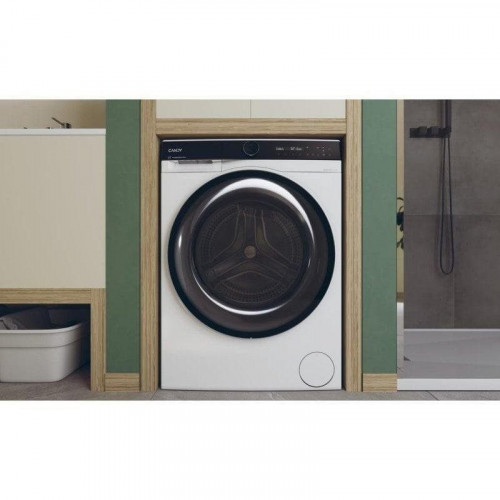 Lavadora Candy ProWash 700 Carga Frontal 9 kg 1400 rpm A Negra/Blanca WiFi IA